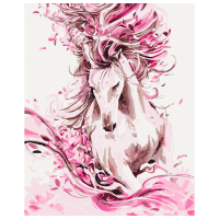 Pictură pe numere BrushMe Cal grațios BS22388 50 x 40 cm, Pânză