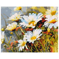 Pictură pe numere BrushMe Căpșuni sălbatice printre mușețel BS52280 50 x 40 cm, Pânză