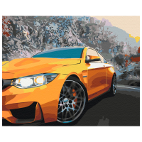 Pictură pe numere BrushMe Șofatul în teren BS53710FC 50 x 40 cm, Pânză