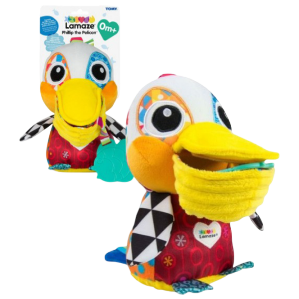 Jucărie moale Tomy Philip the Pelican T27518 Multicolor 0+ photo 2