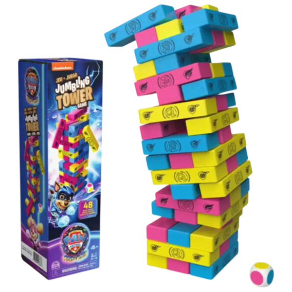 Joc de masă Spin Master Puppy Patrol Jenga, 4+