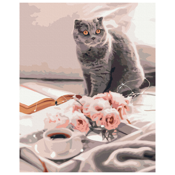 Pictură pe numere BrushMe Britanicul preferat BS51927FC 50 x 40 cm, Pânză photo 1