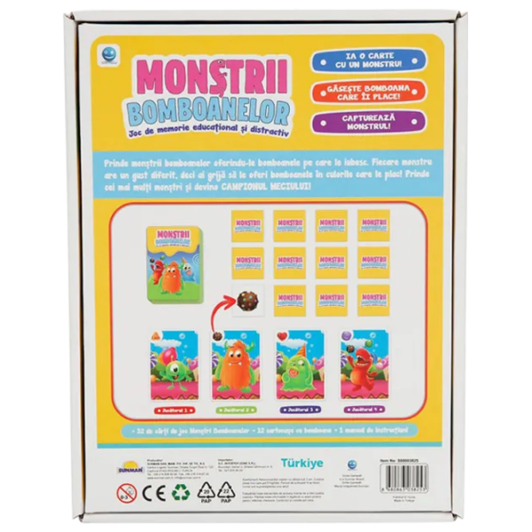 Joc de masă Noriel Candy Monsters Dezvoltare, 5+ photo 3