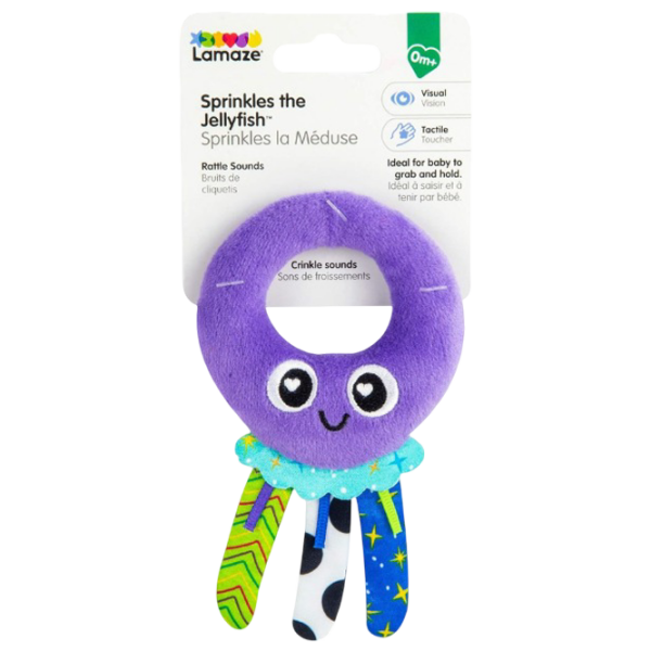 Сенсорная игрушка Tomy Sprinkles the Jellyfish T27059 Пурпурный 0+ photo 3