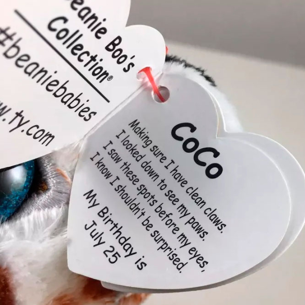 Мягкая игрушка Ty Beanie Boos Coco TY37363 Коричневый 3+ photo 4