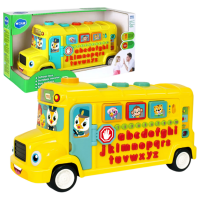 Joc educativ Hola Toys School bus Dezvoltare, 1+