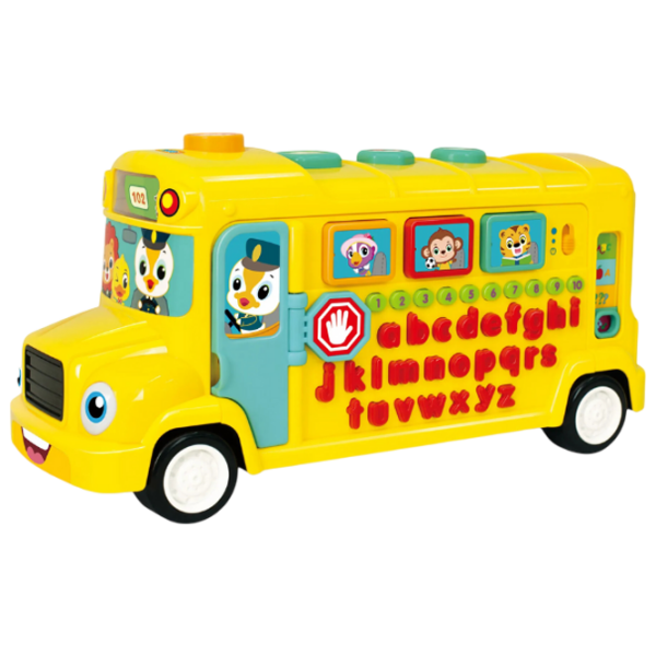 Joc educativ Hola Toys School bus Dezvoltare, 1+ photo 2