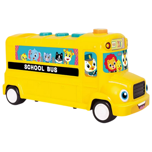 Joc educativ Hola Toys School bus Dezvoltare, 1+ photo 4