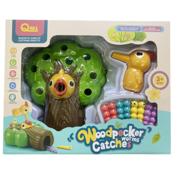 Настольная игра Essa Toys Woodpecker Worms Catches Стратегия, 3+