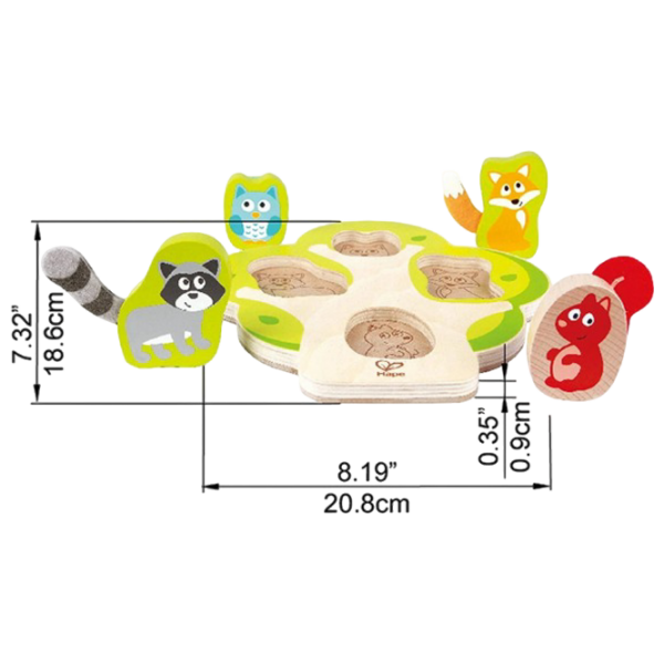 Интерактивная игрушка Hape Animals K-E1616 Зеленый 3+ photo 4