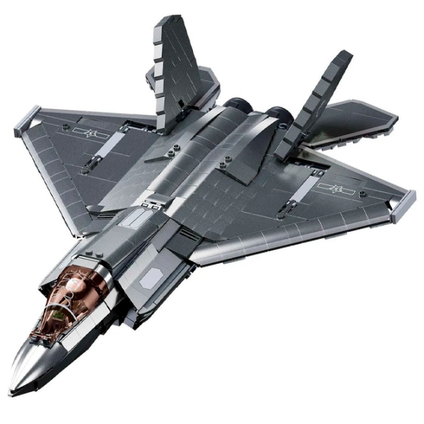 Конструктор Sluban J-35S Stealth Aircraft Серый Количество деталей 812, 12+ photo 3