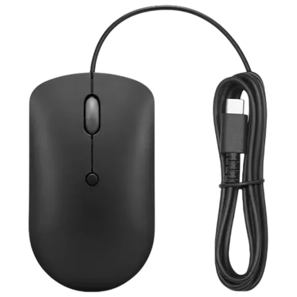 Мышь Lenovo 400 Черный Проводная, 2400 dpi photo 2