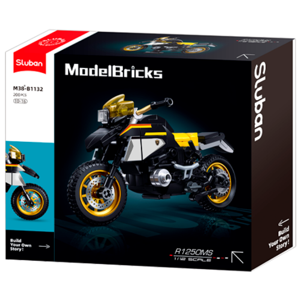 Constructor Sluban R1250 MS Gray Numărul de piese 200, 10+ photo 1