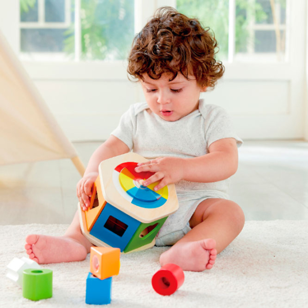 Jucărie interactivă Hape Wonder Shape Multicolor 1+ photo 3