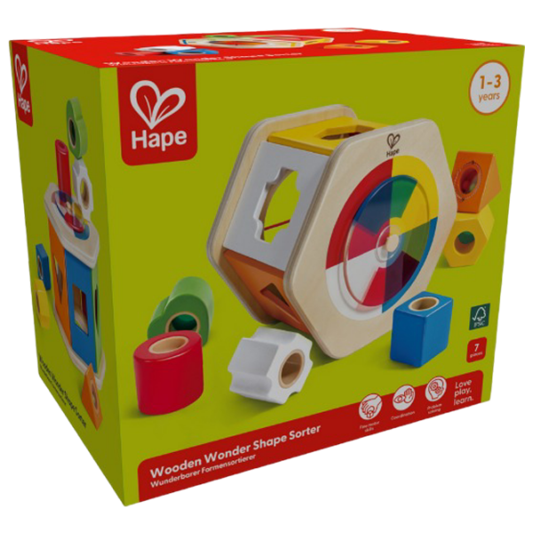 Jucărie interactivă Hape Wonder Shape Multicolor 1+ photo 7