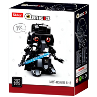 Constructor Sluban Warrior Black Numărul de piese 202, 6+