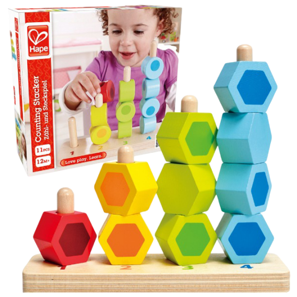 Jucărie interactivă Hape Counting Stacker E0504 Multicolor 1+ photo 2