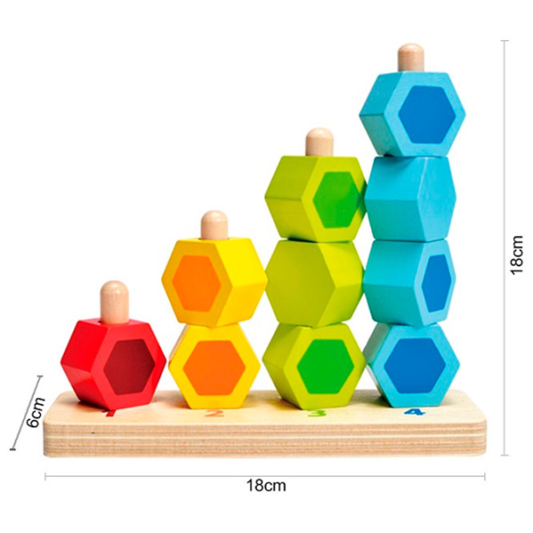 Jucărie interactivă Hape Counting Stacker E0504 Multicolor 1+ photo 3