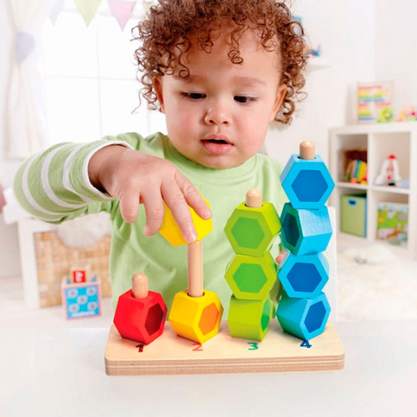 Jucărie interactivă Hape Counting Stacker E0504 Multicolor 1+ photo 4