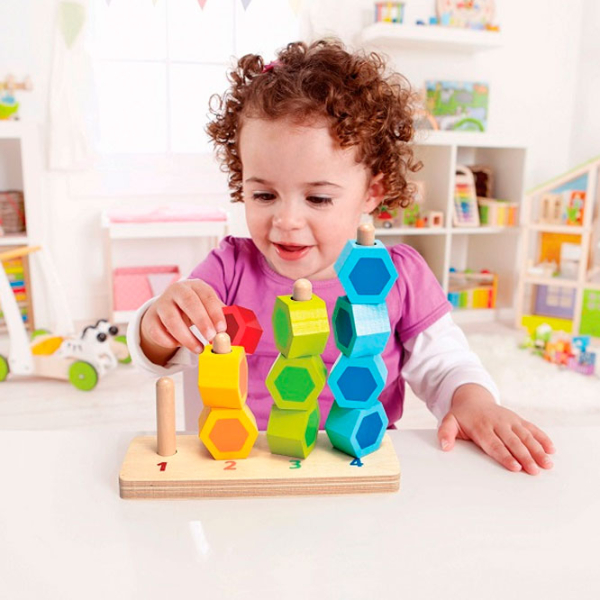 Jucărie interactivă Hape Counting Stacker E0504 Multicolor 1+ photo 5