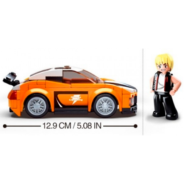 Constructor Sluban Bobcat Orange Numărul de piese 140, 6+ photo 4