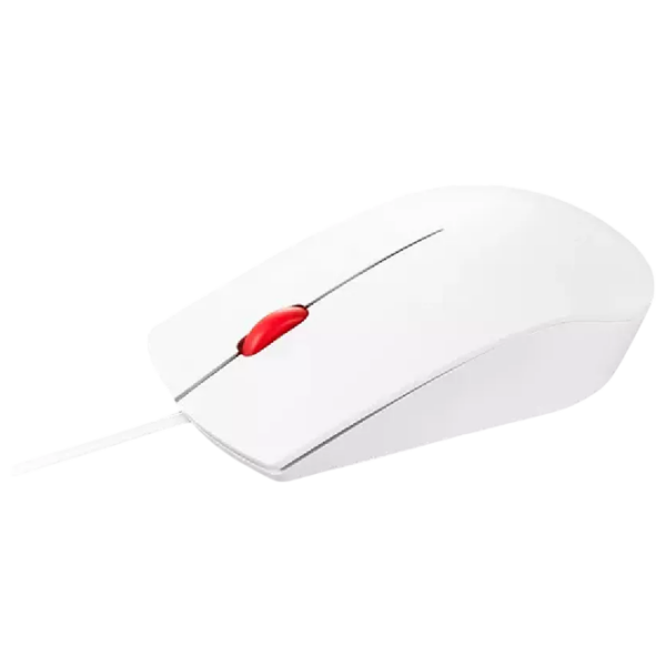 Мышь Lenovo Essential Белый Проводная, 1600 dpi photo 3