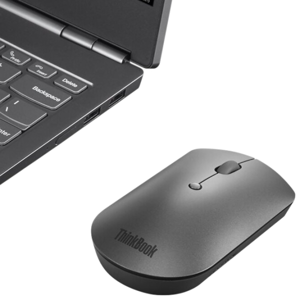 Мышь Lenovo ThinkBook Silent Серый Беспроводные, 2400 dpi photo 6