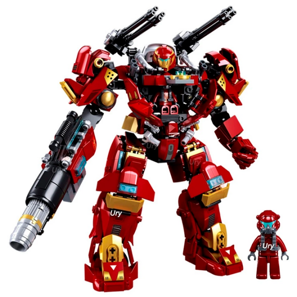 Constructor Sluban Anti-Hulk Red Numărul de piese 579, 6+ photo 2