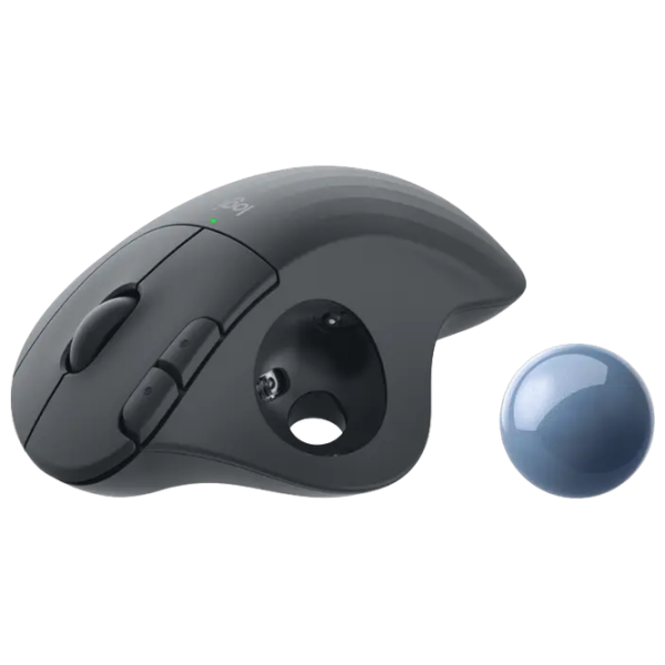 Mouse Logitech M575 Trackball Graphite Fără fir, 2000 dpi photo 2