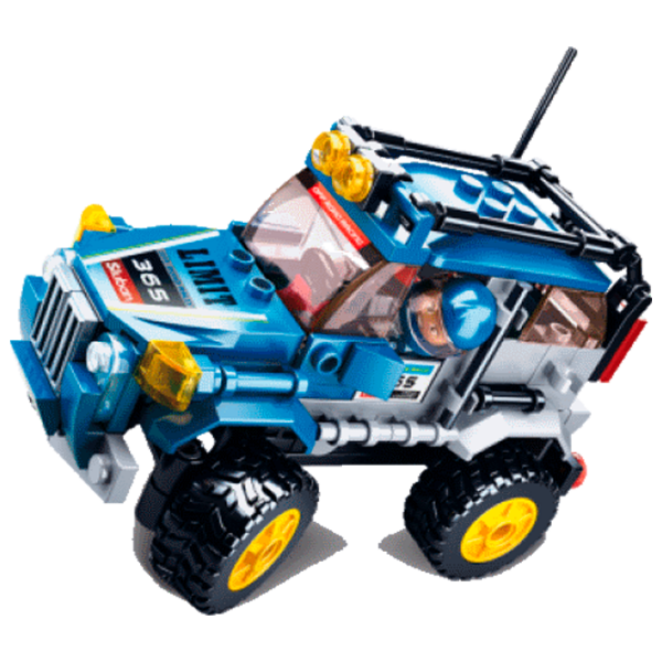 Constructor Sluban SUV Blue Numărul de piese 146 , 6+ photo 2