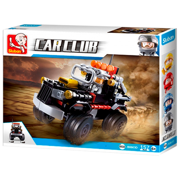Constructor Sluban SUV Black Numărul de piese 158, 6+ photo 1