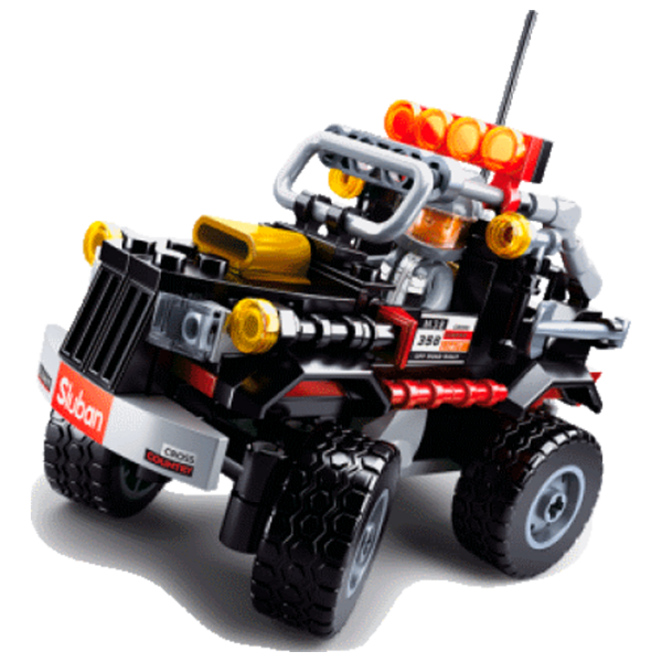 Constructor Sluban SUV Black Numărul de piese 158, 6+ photo 2