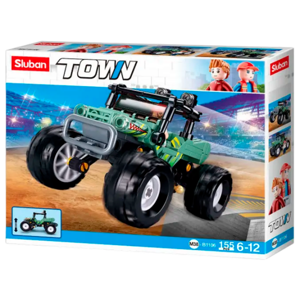 Constructor Sluban SUV Green Numărul de piese 155, 6+ photo 1