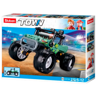Constructor Sluban SUV Green Numărul de piese 155, 6+