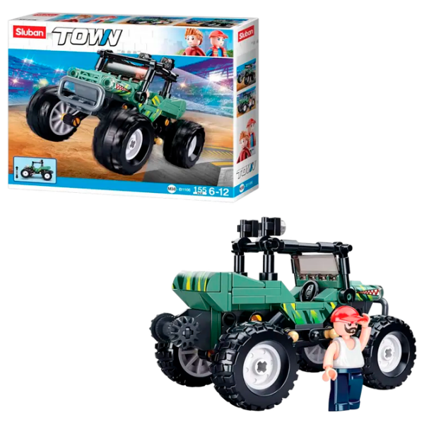 Constructor Sluban SUV Green Numărul de piese 155, 6+ photo 4