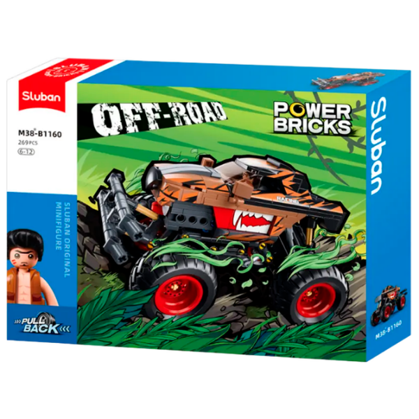 Constructor Sluban Off-Road Brown Numărul de piese 264, 6+ photo 1