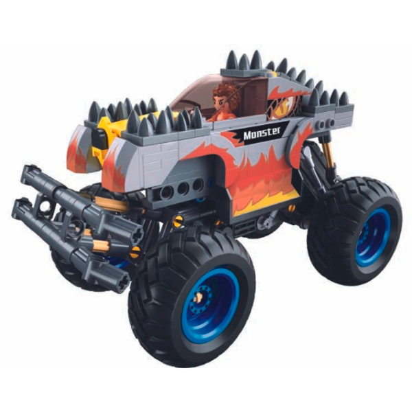 Constructor Sluban Off-Road Gray Numărul de piese 267, 6+ photo 2