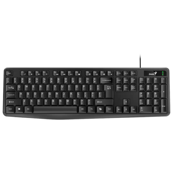 Клавиатура Genius KB-117 Черный Для дома и офиса, Проводная photo 1