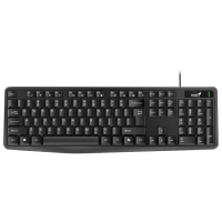 Клавиатура Genius KB-117 Черный Для дома и офиса, Проводная