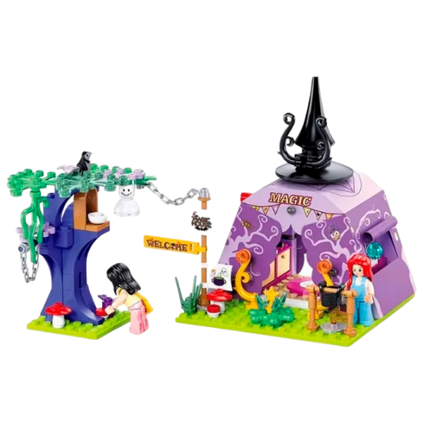 Constructor Sluban Magic House Violet Numărul de piese 179, 8+ photo 3