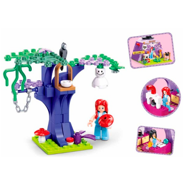 Constructor Sluban Magic House Violet Numărul de piese 179, 8+ photo 4