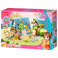 Constructor Sluban Camp Pink Numărul de piese 341, 6+