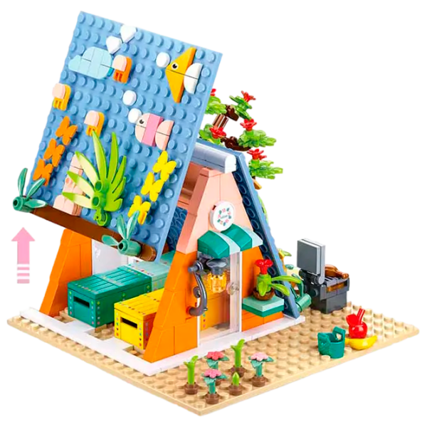Constructor Sluban Camp Pink Numărul de piese 341, 6+ photo 5