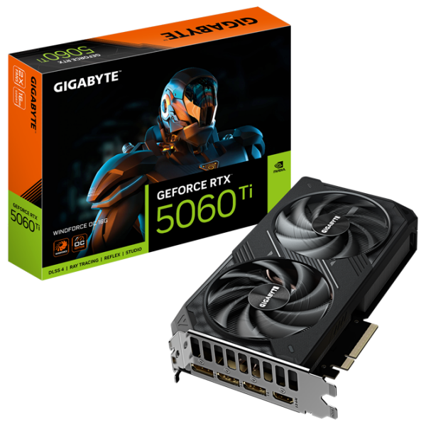 Видеокарта Gigabyte GeForce RTX 5060 Ti WINDFORCE OC 16 ГБ PCI Express x16 5.0 photo 10