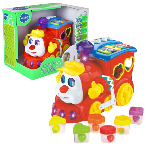 Интерактивная игрушка Hola Toys Trenuț 556 Красный 1+ photo 7
