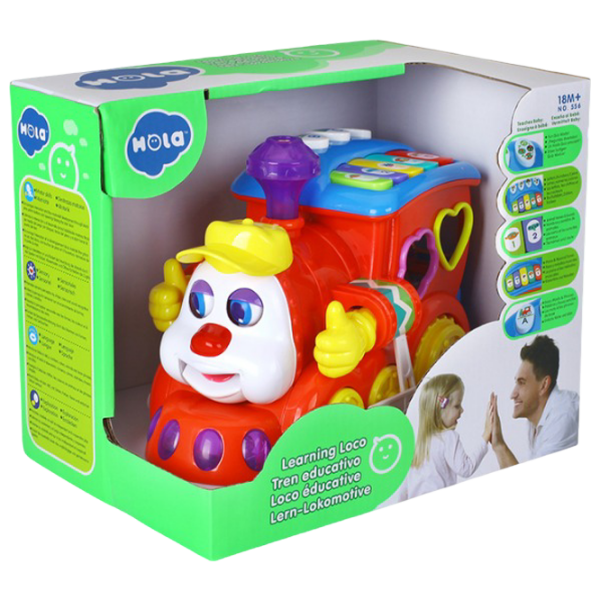 Интерактивная игрушка Hola Toys Trenuț 556 Красный 1+ photo 8