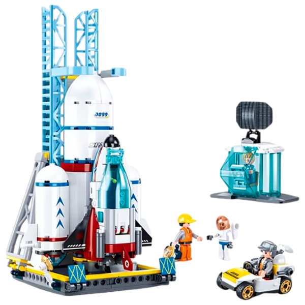 Constructor Sluban Cosmodrom White Numărul de piese 424, 6+ photo 5