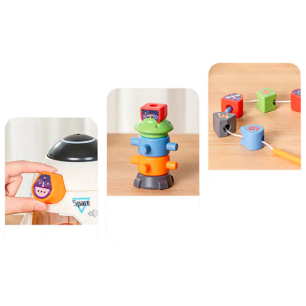 Интерактивная игрушка Hola Toys Космический корабль HA792000 Белый 1+ photo 4