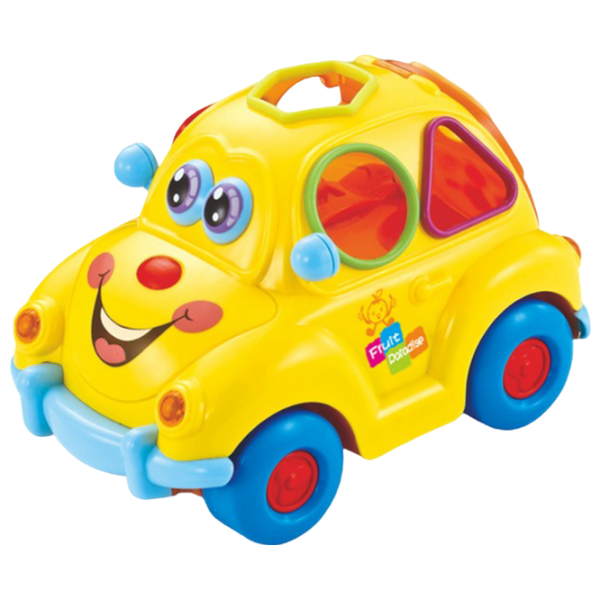 Jucărie interactivă Hola Toys Masina vesela cu fructe 516 Yellow 1+ photo 1