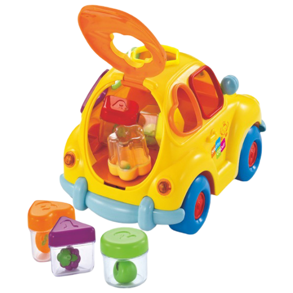Jucărie interactivă Hola Toys Masina vesela cu fructe 516 Yellow 1+ photo 3